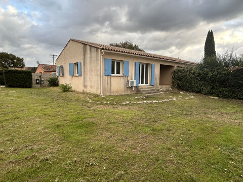   VILLEVIEILLE // Villa mitoyenne T3 + bureau de plain pied de 80,46m2 avec jardin Maison - 4 pice(s) - 80 m