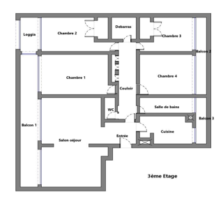  Appartement à vendre 5 pièces 114 m²