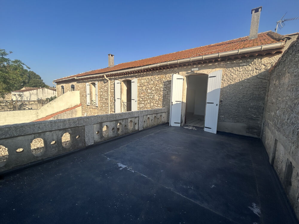 Location Maison GALARGUES - Maison de Village T3 de 104m2 avec Terrasse et garage Galargues