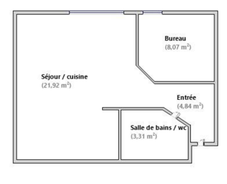  Appartement � vendre 2 pi�ces 38 m�