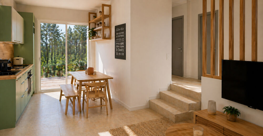 Bas de villa avec terrain privatif