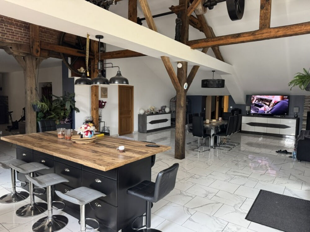 Vente Maison Moulin de 340 m2 - Bord de rivière - 12 pièces - 6 chambres - Vie de plain-pied Lisieux