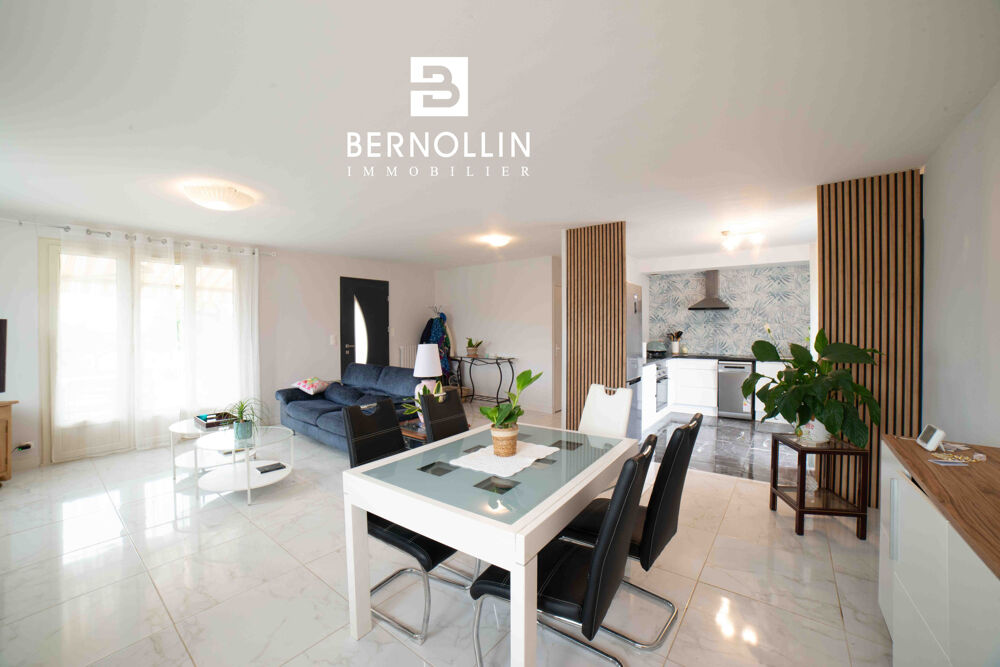 JASSERON Villa familiale au calme avec grand terrain arboré à seulement 15 minutes de Bourg-en-Bresse