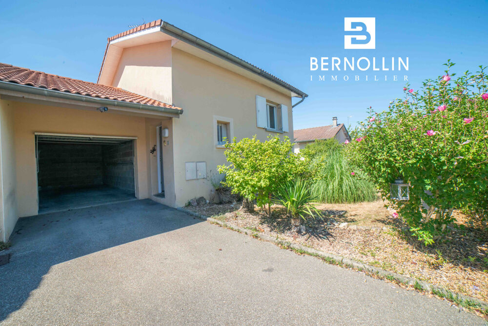 Maison 82 m2, 3 chambres et garage sur terrain de 540 m2 - MONTREVEL EN BRESSE CENTRE