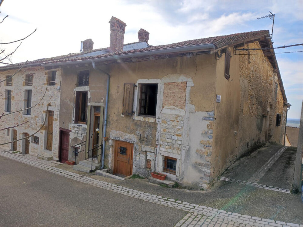 Maison en pierre de 155 m2 sur les hauteurs de Treffort avec terrasse et terrain.