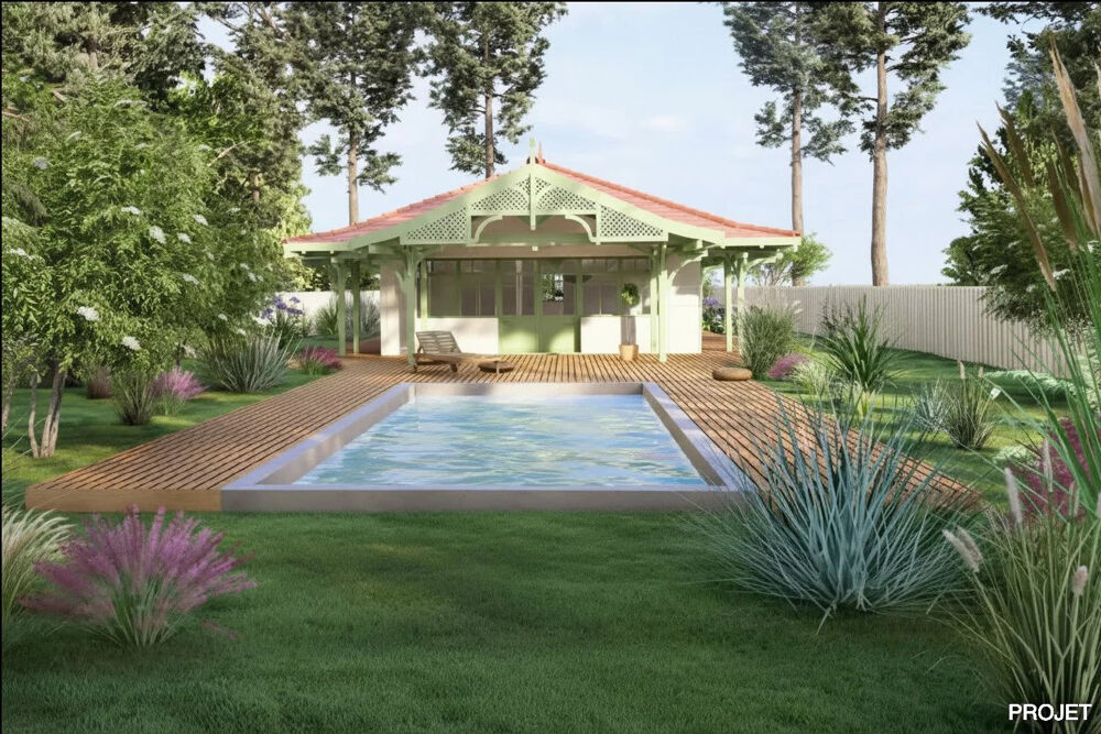Vente Terrain Beau terrain de 1200 M2 sur CLAOUEY Lege cap ferret