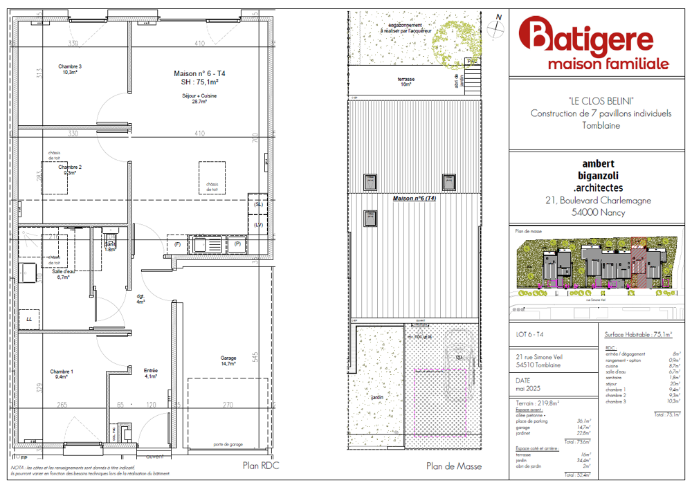 Vente Maison Opportunit� Rare � TOMBLAINE - Maison vendu sous le dispositif du PSLA Tomblaine