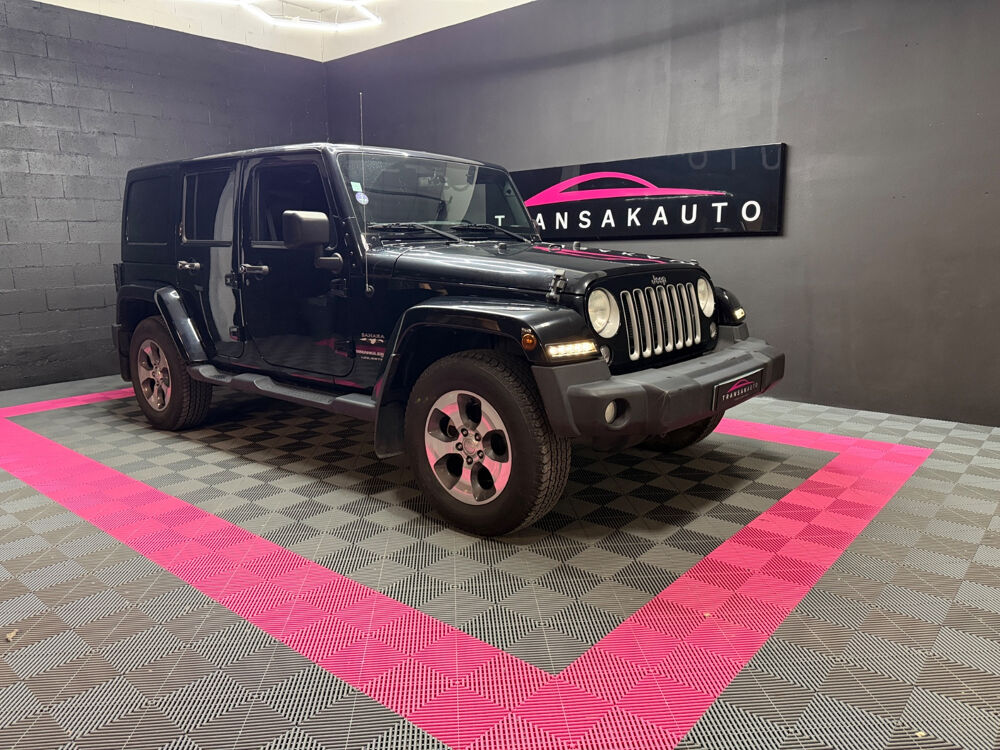 Wrangler V6 3.6 Pentastar 284 4x4 Command Trac BVA Sahara 2018 occasion 18230 Saint-Doulchard