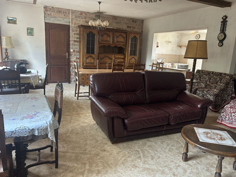 CORPS DE FERME A RENOVER, LORRIS, GRAND TERRAIN 3400 M2, INVESTISSEUR