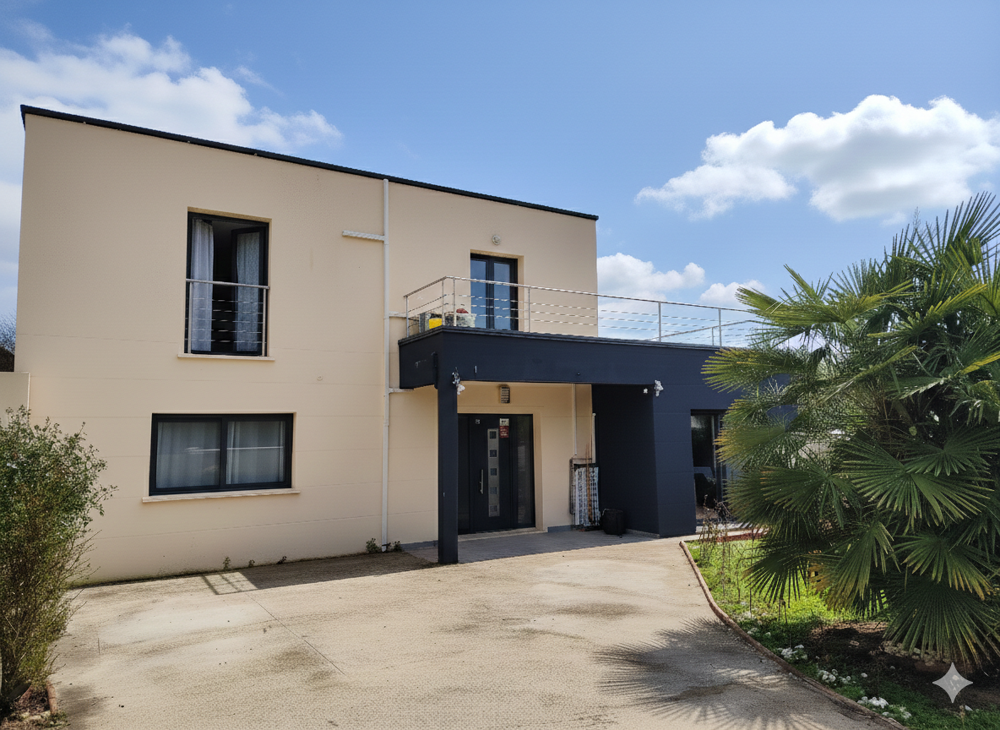 MAISON CONTEMPORAINE, SECTEUR RECHERCHE, 5 CHAMBRES, 484M2 TERRAIN CLOS