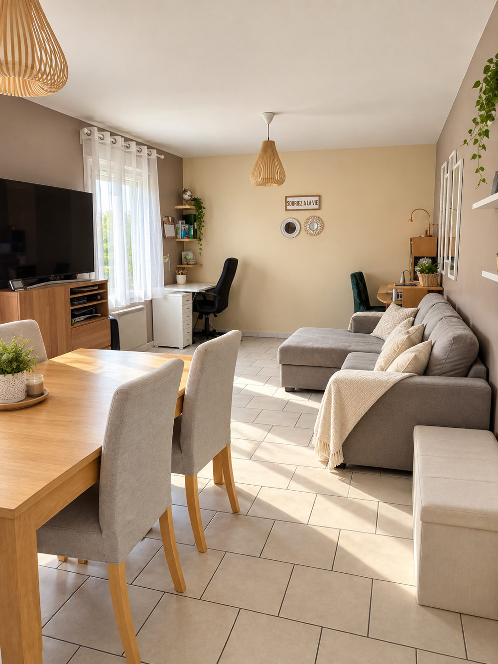 Vente Maison AMILLY VIROY - MAISON 3 CHAMBRES SUR SOUS-SOL COMPLET - SANS VIS-A-VIS Amilly