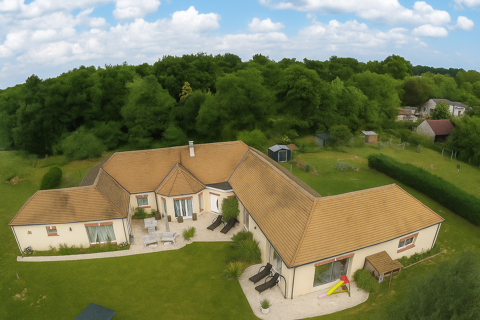   Villa avec v�ritable piscine couverte Maison - 7 pi�ce(s) - 351 m�