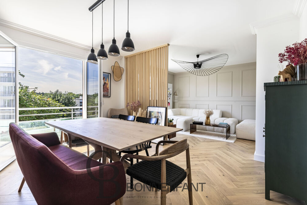 Vente Appartement Appartement - 87,38 m2 - 5 pièces- 3 chambres - balcon St germain en laye