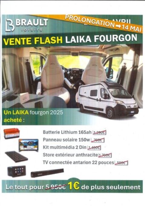 Camping car Camping car 2025 occasion Sauz&eacute;-Vaussais 79190
