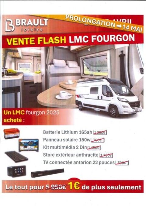Camping car Camping car 2025 occasion Sauz&eacute;-Vaussais 79190