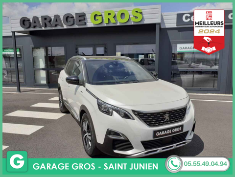 Peugeot 3008 LINE+GPS+CAM+LED+CLIM BIZONE+ATTELAGE+OPTIONS 2019 occasion Saint-Junien 87200