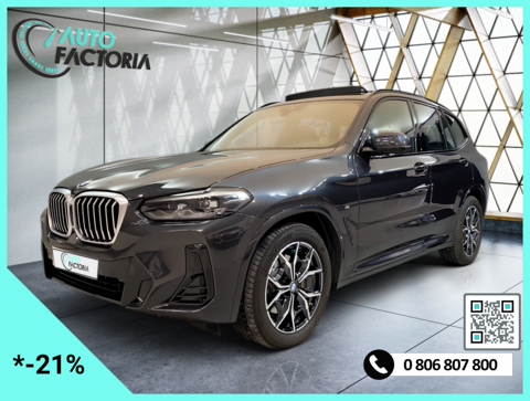 BMW X3 +T.PANO+GPS+CAM360+FULL LED+CLIM 3ZONES+OPTS 2022 occasion L-3844 SCHIFFLANGE 