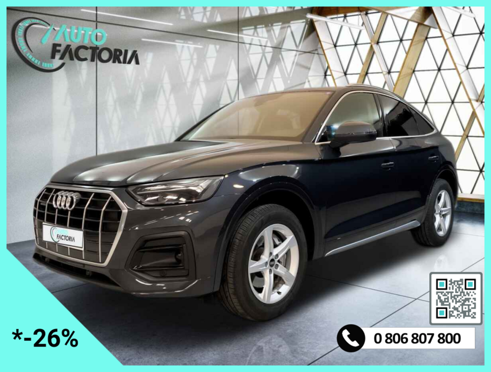 Q5 BVA7+GPS+CAM+FULL LED+CLIM 3 ZONES+OPTIONS 2022 occasion L-3844 SCHIFFLANGE