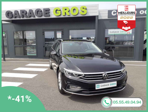 Volkswagen Passat BVA+GPS+ALCANTARA+CAM+MATRIX LED+CLIM 3ZONES 2020 occasion Saint-Junien 87200