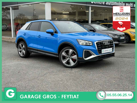 Audi Q2 +T.PANO+CAM+MATRIX LED+CLIM BIZONE+OPTIONS 2022 occasion Feytiat 87220