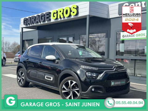 Citroën C3 +CAM+LED+CLIM AUTO+SIEGES CHAUFF+JA17+OPTIONS 2022 occasion Saint-Junien 87200