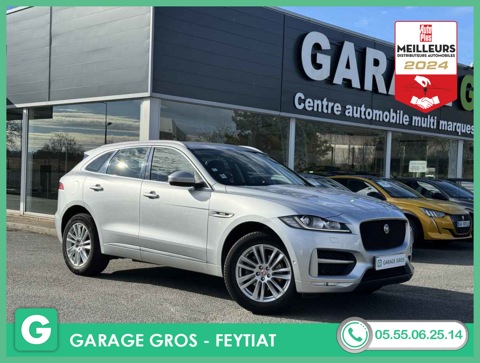 Jaguar F-PACE +GPS+CUIR+CAM+XENON+CLIM BIZONE+S.SPORT+OPTS 2017 occasion Feytiat 87220