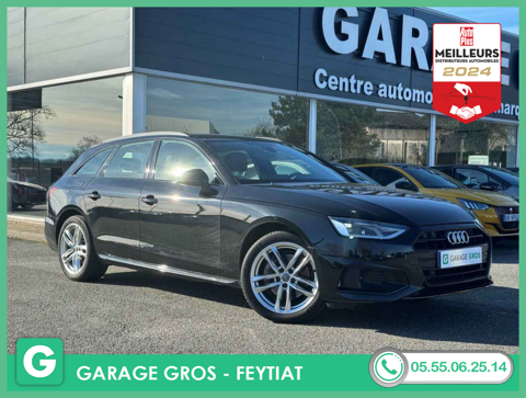 Audi A4 +CUIR+RADARS+LED+CLIM 3ZONES+S.ELEC CHAUFF+OPTS 2020 occasion Feytiat 87220