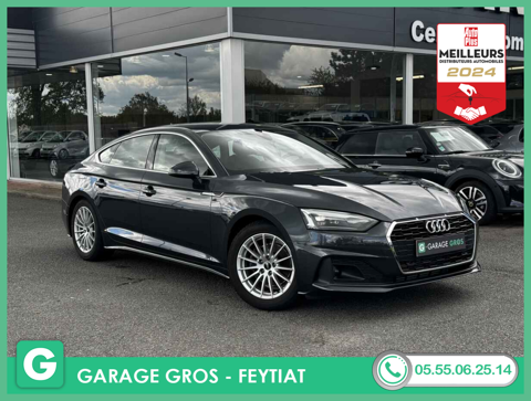 Audi A5 +GPS+CAM+ATTELAGE+PARK ASSIST+CLIM 3ZONES+OPTS 2022 occasion Feytiat 87220