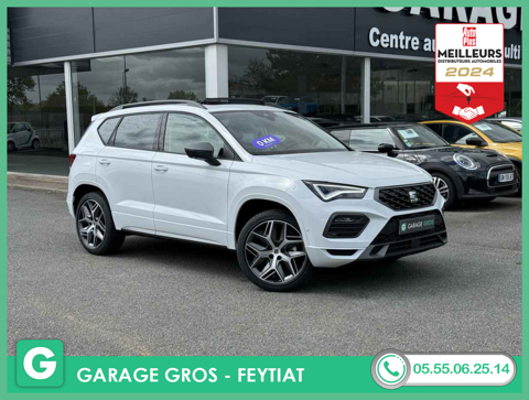 Seat Ateca +T.PANO+CUIR+CAM360+PARK ASSIST+FULL LED+OPTS 2024 occasion Feytiat 87220