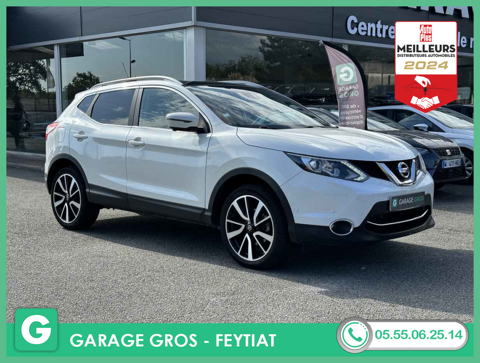 Nissan Qashqai +T.PANO+GPS+CUIR+CAM360+PARK ASSIST+LED+OPTS 2017 occasion Feytiat 87220