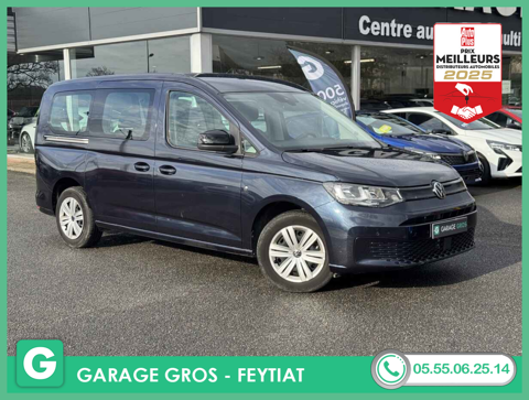 Volkswagen Caddy +MIRRORLINK+CAM+CLIM BIZONE+SIEGES+REGUL+Options 2024 occasion Feytiat 87220