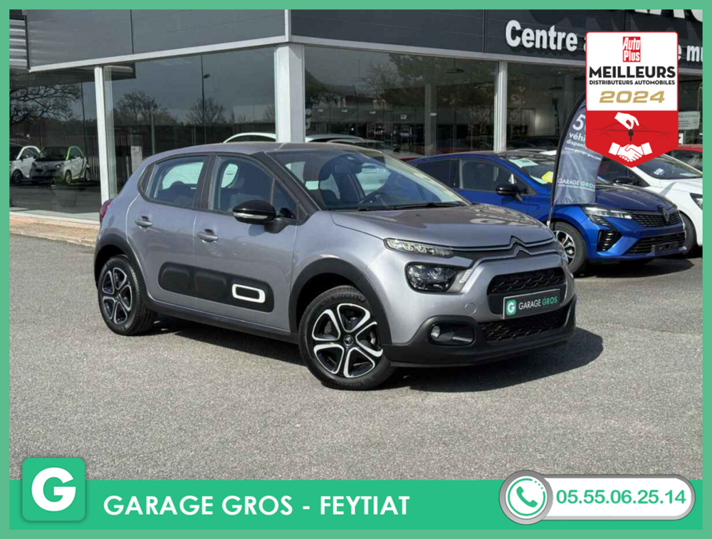 Citroën C3 +REGUL+FULL LED+CLIM AUTO+RADIO+OPTIONS occasion - Essence ...
