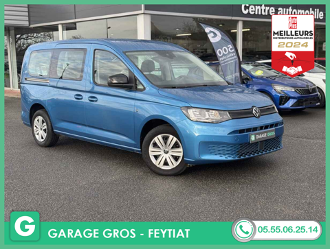 Volkswagen Caddy +MIRRORLINK+CAM+CLIM BIZONE+SIEGES+REGUL+Options 2024 occasion Feytiat 87220