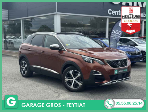 Peugeot 3008 +CAM+FULL LED+CLIM BIZONE+S.ELEC CHAUFF+OPTS 2018 occasion Feytiat 87220