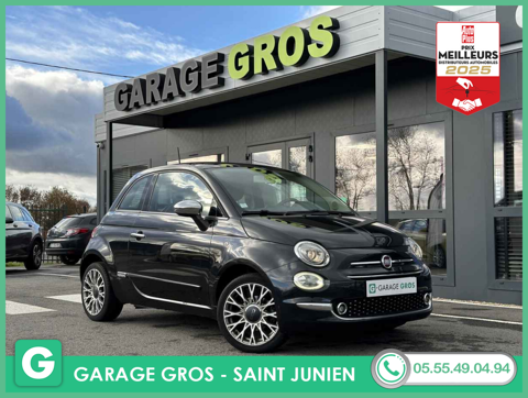 Fiat 500 +JA16+REGUL+RADIO+OPTIONS 2017 occasion Saint-Junien 87200