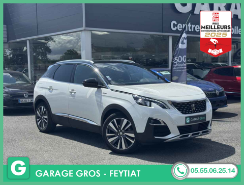 Peugeot 3008 Line+T.PANO+GPS+CAM+PARK ASSIST+CLIM BIZONE+OPTS 2019 occasion Feytiat 87220