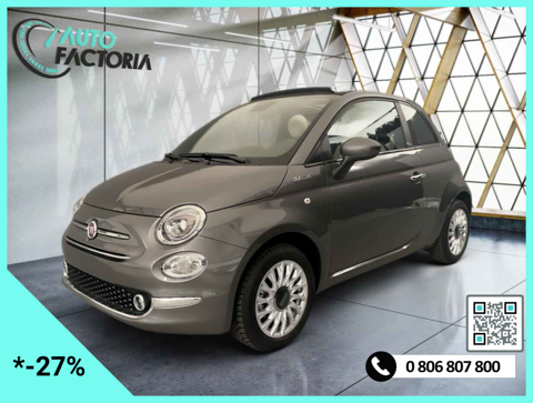 Fiat 500 C +GPS+RADAR+CLIM AUTO+JA16+REGUL+OPTIONS 2022 occasion L-3844 SCHIFFLANGE 