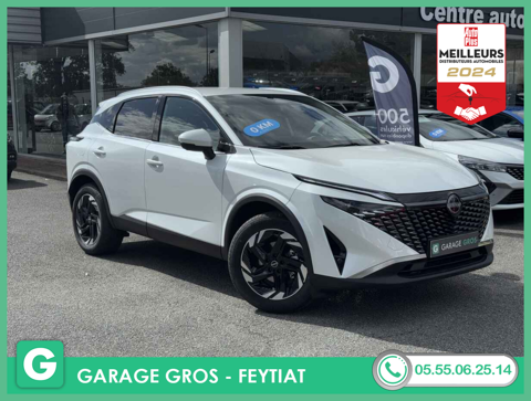 Nissan Qashqai +GPS+CAM360+FULL LED+CLIM BIZON+S.CHAUFF+OPTS 2024 occasion Feytiat 87220