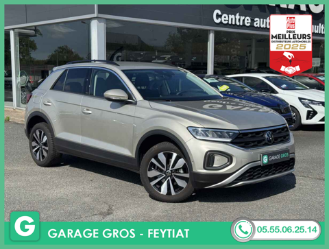 Volkswagen T-ROC +PARK ASSIST+FULL LED+CLIM BIZONE+S.CHAUFF+OPTS 2023 occasion Feytiat 87220