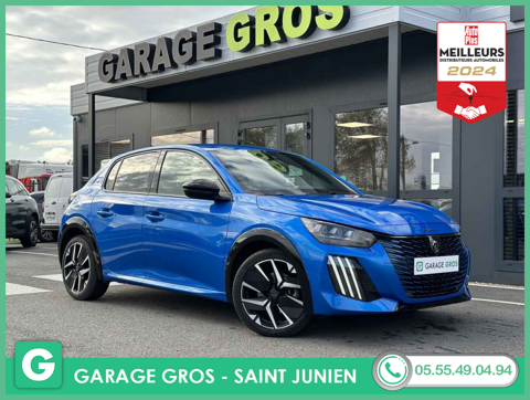 Peugeot 208 +MIRRORLINK+LED+CLIM AUTO+SIEGES SPORT+JA17+Opts 2024 occasion Saint-Junien 87200