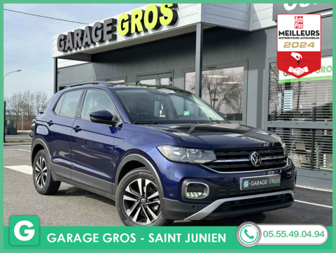 Volkswagen T-Cross +MIRRORLINK+CLIM+REGULATEUR ADAPTATIF+OPTIONS 2021 occasion Saint-Junien 87200