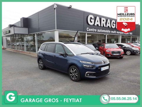 Citroën Grand C4 Spacetourer BVA8 7PL+GPS+CAM+PARK ASSIST+XENON+OPTIONS 2021 occasion Feytiat 87220