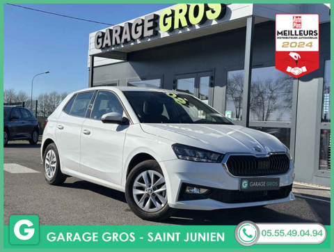 Skoda Fabia +RADAR+FULL LED+CLIM+JA15+REGUL+OPTIONS 2024 occasion Saint-Junien 87200