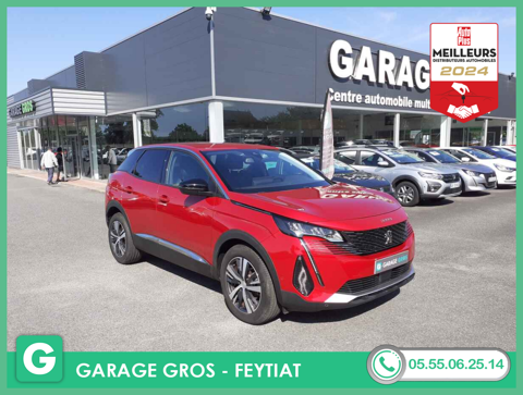 Peugeot 3008 +CAM+FULL LED+CLIM BIZONE+JA18+OPTIONS 2022 occasion Feytiat 87220