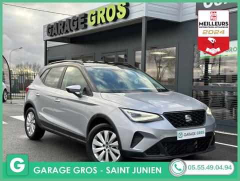 Seat Arona +RADAR+CLIM BIZONE+REGULATEUR+JA16+OPTIONS 2023 occasion Saint-Junien 87200