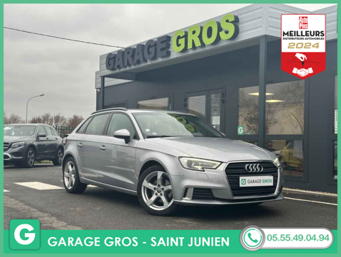 Audi A3 +GPS+RADAR+BIXENON+CLIM BIZONE+JA17+OPTIONS 2019 occasion Saint-Junien 87200