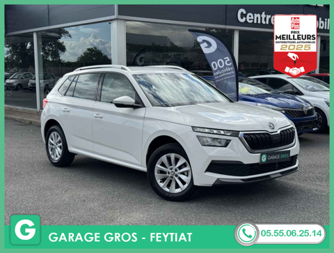 Skoda Kamiq +MIRRORLINK+FULL LED+CLIM BIZONE+JA16+REGUL+OPTS 2024 occasion Feytiat 87220
