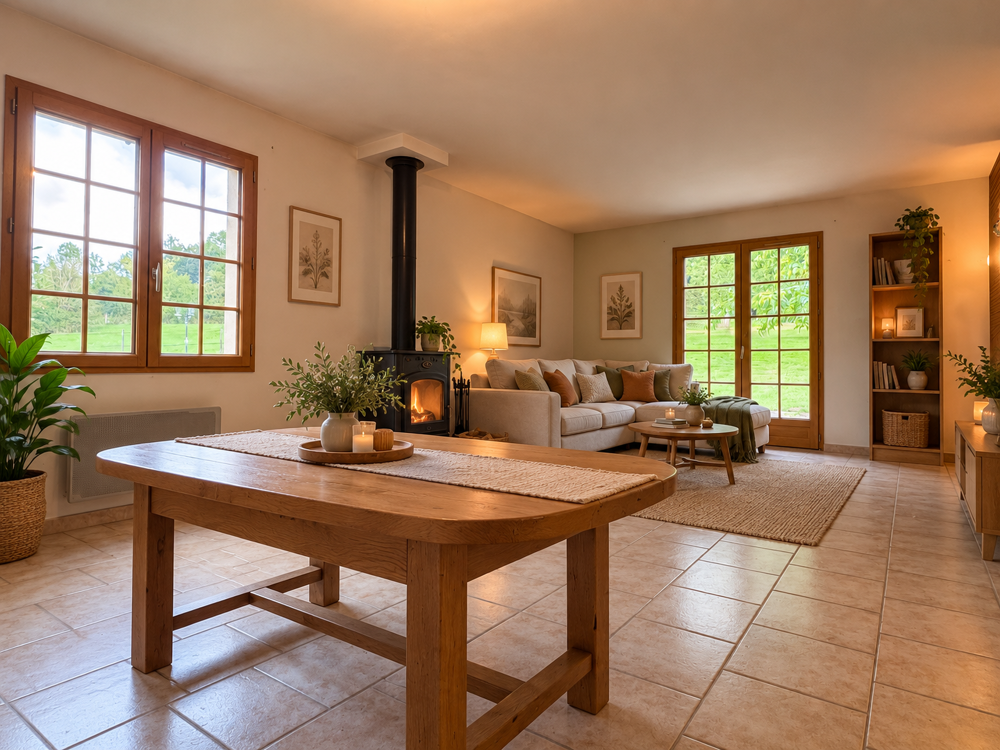 PAVILLON DE PLAIN PIED AVEC 1 HECTARE
