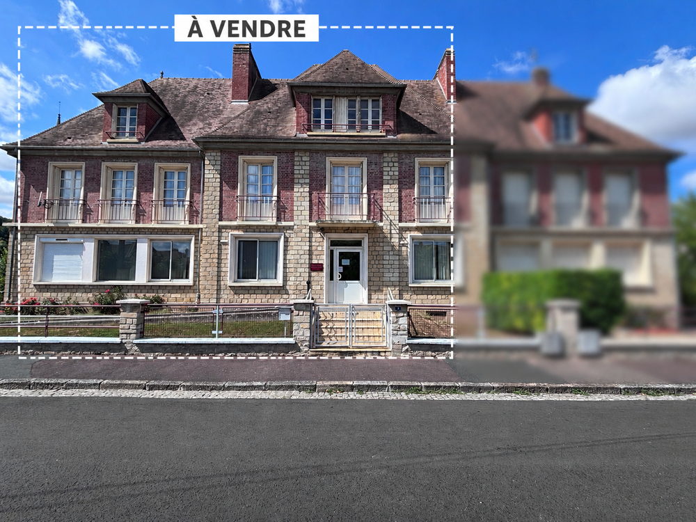 Vente Immeuble Bel immeuble de standing comprenant un grand appartement de 137m2 et un local d'activité loué ... Vimoutiers