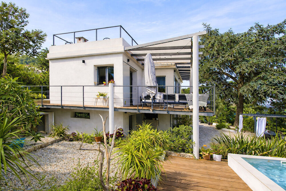 Vente Maison Villa contemporaine clé en main avec vue mer panoramique Mandelieu-la-napoule